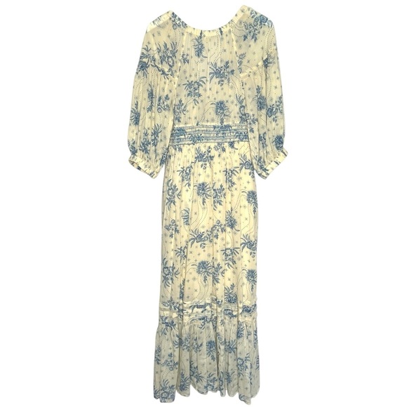 Free People Golden Hour Maxi Dress Tea Combo Size M NEW - Picture 9 of 16